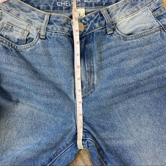 Mandee Chelsea Vintage Straight Mid Rise Jeans - Picture 12 of 15